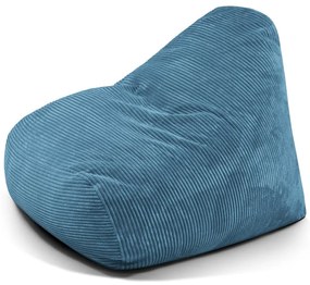 Niebieski sztruksowy worek do siedzenia Snug 100 – SLOWDOWN