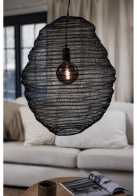 Czarna lampa wisząca z metalowym kloszem ø 50 cm Tazza – Markslöjd