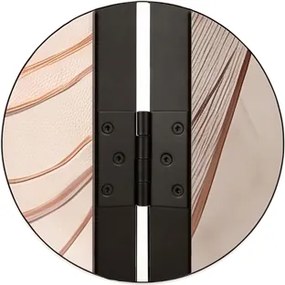 Parawan pokojowy 5-częściowy 225x172 Dwustronny dekoracyjny romantyczny vintage Beżowy Kremowe Piwonie Fresk