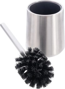 Szczotka do WC ze stali nierdzewnej w kolorze matowego srebra – Orion