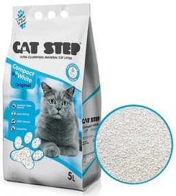 Cat Step Mineralna ściółka dla kotów Compact WhiteOriginal, 5 l