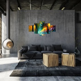 Obraz - Nocny spacer (125x70 cm)