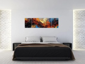Obraz - Tekstura koloru (170x50 cm)