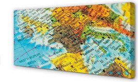 Obraz na płótnie Globus i Mapa