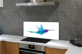 Panel szklany do Kuchni Papuga w Stylu Malarskim