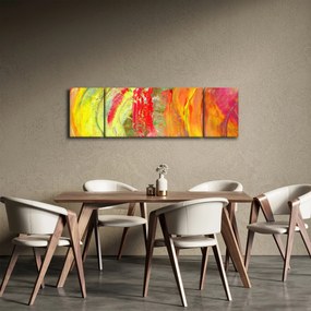 Obraz abstrakcji - malarstwo (170x50 cm)