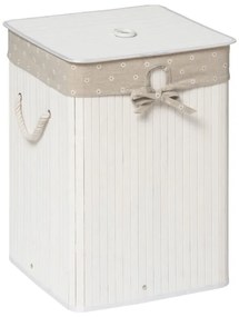 Drewniano-tekstylny kosz na pranie 62 l Kankyo – Premier Housewares