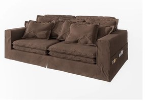 Ciemnobrązowa sofa 236 cm Nora – Ropez