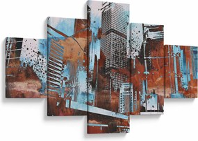 Obraz - Wieżowce (125x70 cm)