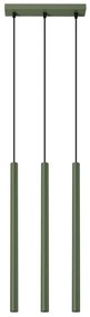 Lampa wisząca PASTELO 3 zielona oliwka SOLLUX  LIGHTING