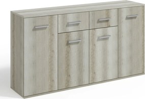 Komoda GIACOMO III 160 cm do Salonu Sypialni Odcienie szarości