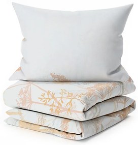 PrzytulneMieszkanie.pl PrzytulneMieszkanie.pl Pościel z bawełny Renforcé CARAWAY kremowa Rozmiar pościeli: 70 x 90 cm | 140 x 200 cm