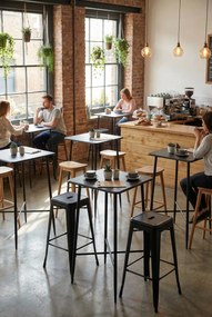 Czarny stolik barowy Z4-S40