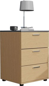 Drewniany stolik nocny szuflada Testalo