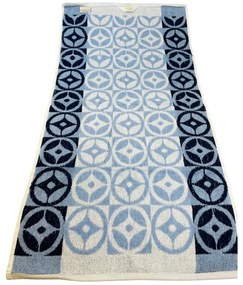 Niebieski bawełniany ręcznik kąpielowy 70x140 cm Compass – JAHU collections