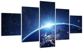 Obraz planety Ziemia (125x70 cm)