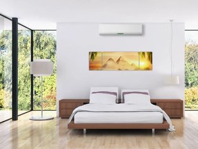 Obraz - Piramidy (170x50 cm)