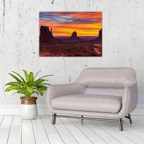 Obraz - Monument Valley v Arizonie (70x50 cm)