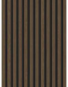 Mexen Lam-B lamele ścienne 275 x 30 cm, płyta HDF 4 mm, fornir techniczny, Orzech Espresso - S100-275307-3015-019