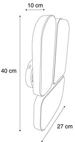 Designerski Kinkiet / Lampa scienna beżowy 3-punktowy - PlanesDesignerski Oswietlenie wewnetrzne