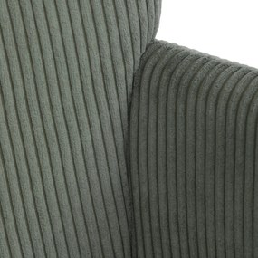 Fotel relaksacyjny z podnóżkiem L7285 GRN6, zielony