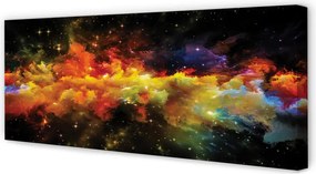 Obraz canvas na ścianę Złociste Wzory Fraktalne