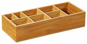 Kesper 70855 Uniwersalny organizer bambusowy, 36 x15 x 7,5 cm