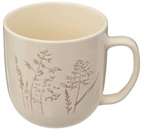 Kubek ceramiczny ELSA, wzór polnych kwiatów, 300 ml