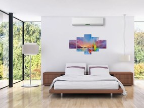 Obraz - Zachód słońca (125x70 cm)