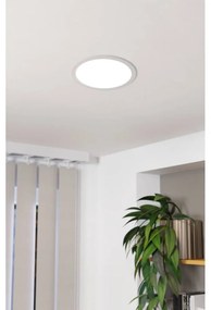 Biała lampa LED wpuszczana w sufit FUEVA 5 – EGLO