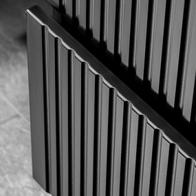 Szafka wisząca podumywalkowa czarna mat 80 x 46 cm ASTROS Black