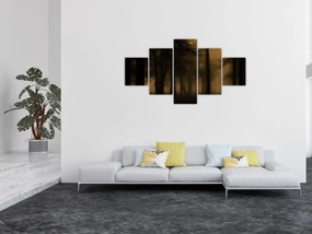Obraz - Ciemny las (125x70 cm)