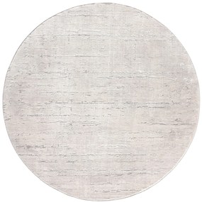 Dywan nowoczesny Stella jasny szary koło 120 cm x 120 cm
