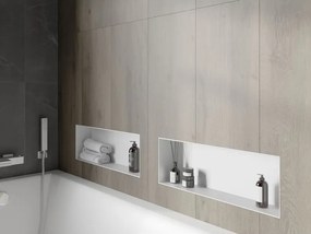 Mexen X-Wall-NR półka wnękowa bez kołnierza 60 x 20 cm, biała - 1921602010