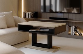 Designerska ława z półką do salonu Tilo