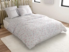 PrzytulneMieszkanie.pl PrzytulneMieszkanie.pl Pościel z mikrowłókna FLORINE kremowa Rozmiar pościeli: 70 x 80 cm | 140 x 200 cm