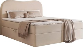 Łóżko kontynentalne NUMEO z pojemnikiem na pościel