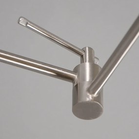 Lampa wisząca regulowana stal klosz czarny 35cm - Blitz I Nowoczesny Oswietlenie wewnetrzne