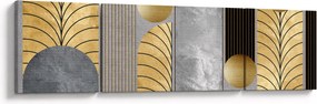 Obraz - Złote dekory (170x50 cm)