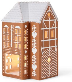 Kamionkowy świecznik na świeczkę typu tealight Gingerbread Lighthouse – Kähler Design