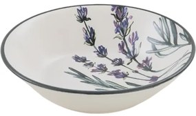 Zestaw 6 głębokich talerzy kamionkowych Herbal 18 cm