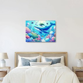Obraz na szkle – Podwodny świat (70x50 cm)