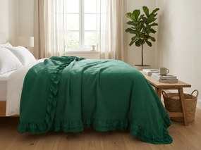 Narzuta na łóżko MONTEGO, zielona Rozmiar: 200 x 220 cm