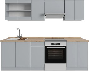 Szafka kuchenna szary 240x60x81.6 r-line