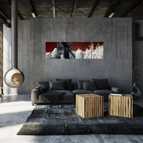 Obraz młyna (170x50 cm)