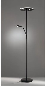 Czarna lampa stojąca LED ze ściemniaczem (wysokość 180 cm) Dent – Fischer &amp; Honsel