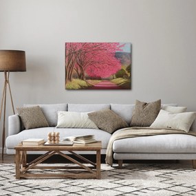 Obraz kwitnących drzew (70x50 cm)