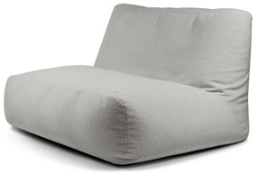 Jasnoszary worek do siedzenia z materiału bouclé Sofa Tube – SLOWDOWN