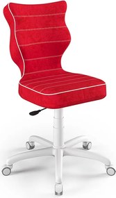Młodzieżowe krzesło do biurka Petit White rozmiar 6 (159-188 cm)