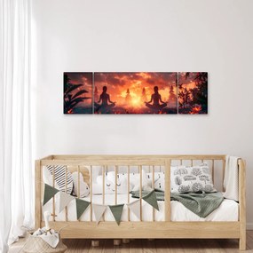 Obraz - Joga w przyrodzie (170x50 cm)